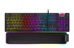 iCAN MK1047 RGB Mechanical Gaming Keyboard with RGB Wrist Pad,104 Keys