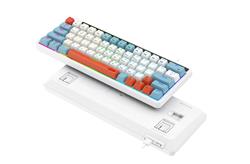 Clavier de jeu mécanique RGB trimode iCAN MK1103, 63 touches