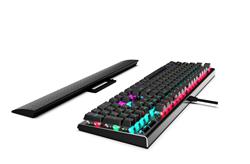 iCAN MK1104 Black Wired Full Size Rainbow Mechanical Gaming Keyboard