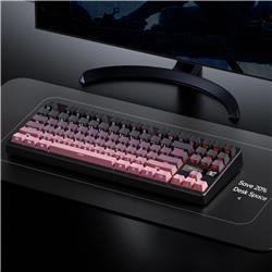 MCHOSE G87 Black Pink Wireless Tri-Mode RGB Mechanical Gaming Keyboard(Open Box)