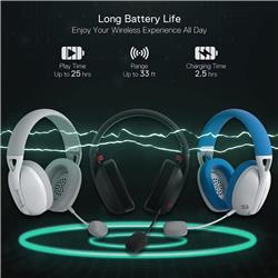 Redragon H848B Gaming Headset, BT, 2.4G and Wired Ultra-Lightweight
