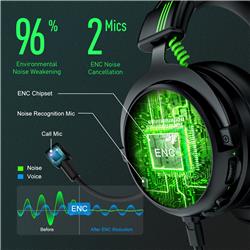 EKSA E5000 Pro Gaming Headset, 7.1 Surround Sound