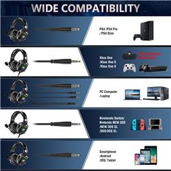 Casque de jeu Onikuma K8-B