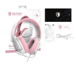 SADES SA-725 Pink Spwoer Gaming Headset