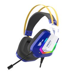 Dareu EH732 Blue Wired Gaming Headset, 7.1 Virtual Surround Sound
