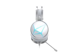 Casque antibruit blanc Dareu EH722X avec micro