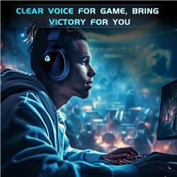 iCAN CT-300-BK Wireless Gaming Headset
