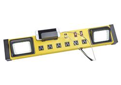 iCAN Multiprise en métal 6 prises 2 USB-A, cordon de 3 pieds