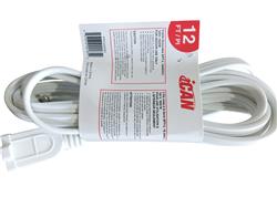 iCAN 12ft Indoor Power Extension Cord