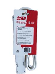 iCAN 6 Outlets Surge Protector with 6ft Cord