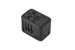 iCAN 65W 4-Port Universal Travel Adapter with 3 USB-C and 1 USB-A