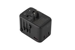 iCAN 65W 4-Port Universal Travel Adapter with 3 USB-C and 1 USB-A