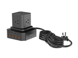 iCAN Protecteur de surtension GaN PD 5 prises 8 USB 100 W