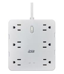 iCAN QT1260-CU 12 Outlets Surge Protector with 2 USB-A and 1 USB-C Ports, 5ft Cord