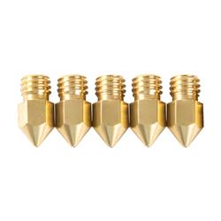 0.4mm Nozzle Kit, Nozzle_D6×d0.4×H13_brass_5PCS