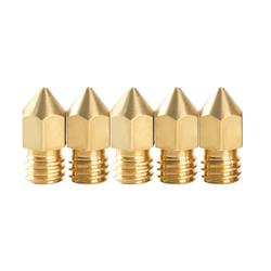 0.4mm Nozzle Kit, Nozzle_D6×d0.4×H13_brass_5PCS