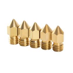 0.4mm Nozzle Kit, Nozzle_D6×d0.4×H13_brass_5PCS