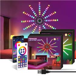 iCAN Firework LED Light Strip, ARGB Dream Color, WiFi App Control(Open Box)