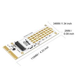 Convertisseur de carte d'extension NVMe PCIex4 Maiwo KT060A avec design RVB