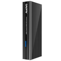 Maiwo USB3.2 Gen2 20Gbps USB C NVMe Enclosure, Black
