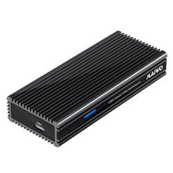 Maiwo USB3.2 Gen2 20Gbps USB C NVMe Enclosure, Black