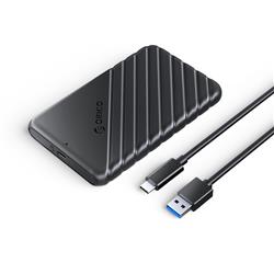 Orico 25PW1 War USB3.1 Gen1 Type-C 2.5" SATA HDD/SSD Enclosure with 5Gbps Speed , Black
