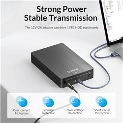 Orico HM35C3 3.5" USB3.1 Gen1 Type C Hard Drive Enclosure