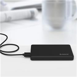 Orico 2588U3 2.5" USB3.0 HDD Enclosure with Transfer Rate 5Gbps and Micro-B to USB - A  Cable ,Black