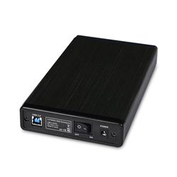 Boîtier de disque dur Maiwo USB3.0 vers SATA 3,5'' jusqu'à 20 To, noir.