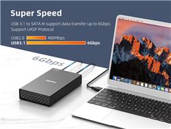 Maiwo K3527C  2.5"/3.5" SATA HDD and SSD Enclosure
