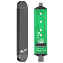 Maiwo USB3.2 Gen 2 Aluminum Enclosure for NVMe / SATA M.2 SSD