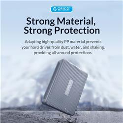 Orico PHA35 3.5" Hard Drive Protection Case, Gray