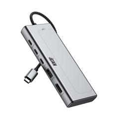 Boîtier iCan RSH-D06P USB C M.2 NVME/SSD avec fonctions HUB 6-en-1 10 Gbit/s(Open Box)