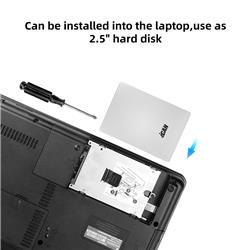 ICAN KT031B M.2 (NGFF) SATA SSD to SATA Adapter Enclosure