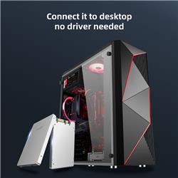 ICAN KT031B M.2 (NGFF) SATA SSD to SATA Adapter Enclosure