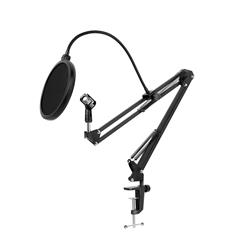 Support de microphone de bureau à pince iCAN