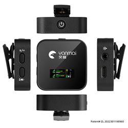 Yanmai Ultra Compact Wireless Microphone, Dual Channel