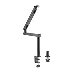 Brateck  Premium Aluminum Studio Microphone Boom Arm, Matte Black(Open Box)