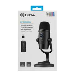 BOYA BY-PM500W Wireless Dual-Function USB Microphone(Open Box)