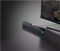 Havit M19 PC Speakers, USB Powered, RGB, 3,5mm Audio Monitor Speakers