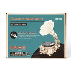 ROKR Classic Gramophone (LKB01) 3D Wooden Puzzle