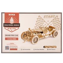 ROKR MC401 V8 Grand Prix Car Model 3D Wooden Puzzle
