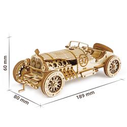 ROKR MC401 V8 Grand Prix Car Model 3D Wooden Puzzle