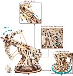 ROKR Siege Heavy Ballista (LK601) 3D Wooden Puzzle