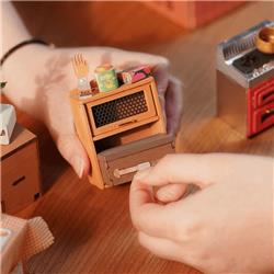 ROKR Rolife Cosy Kitchen Maison miniature (DG159) [196 pièces - Difficu