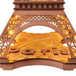 ROKR TGL01 Night of the Eiffel Tower  3D Wooden Puzzle