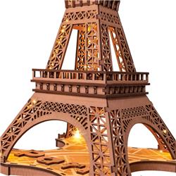 ROKR TGL01 Night of the Eiffel Tower  3D Wooden Puzzle