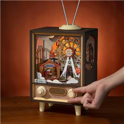ROKR AMT01 Sunset Carnival Music Box 3D Wooden Puzzle