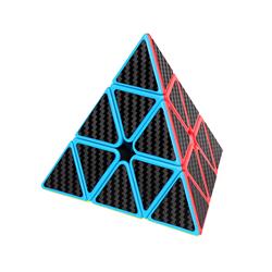 Cube de vitesse pyramidal en fibre de carbone MoYu Meilong, cube puzzle