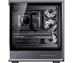 JONSBO - D401 Black ATX Gaming PC Case，Supports Dual 360 Water Cooling